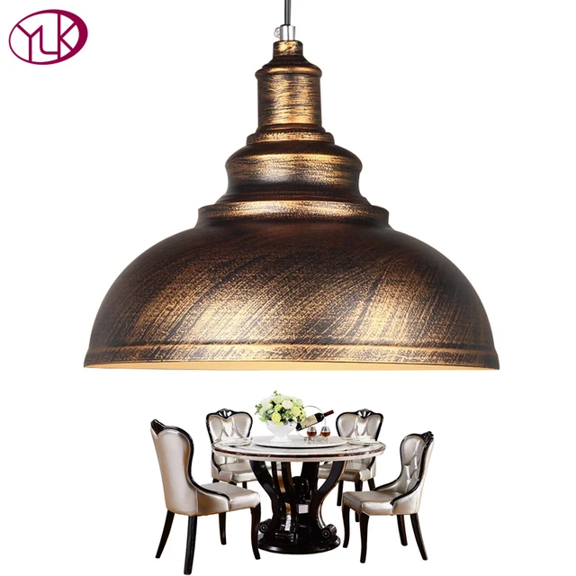 Black And Bronze Pendant Light youlaike european vintage pendant light lamp black bronze hang lighting fixtures ac 110 240v dining room pendant lamp