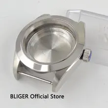 Твердые 316L Нержавеющая сталь 41 мм часы с сапфировым стеклом чехол Калибр ETA 2836 MIYOTA 8215 автоматический механизм C7