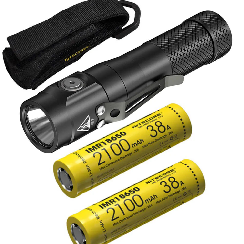 Тактическая вспышка NITECORE EC30 CREE XHP35 HD max 1800 люмен 220 метров тактический фонарь