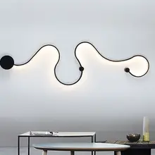 Modern Minimalist Aluminum Wall Light Nordic Bedside LED Wall Lamps Sconce Lighting AC85-265V Plafonnier Fixtures Lamparas Techo