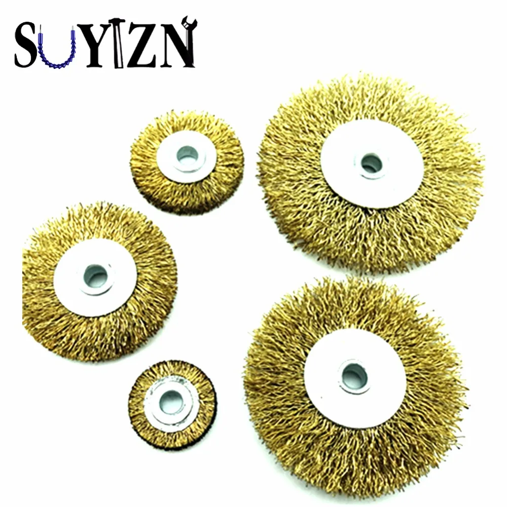 8 Pcs/Set Wire Brush Abrasive Brush Set Glass Polishing Tools