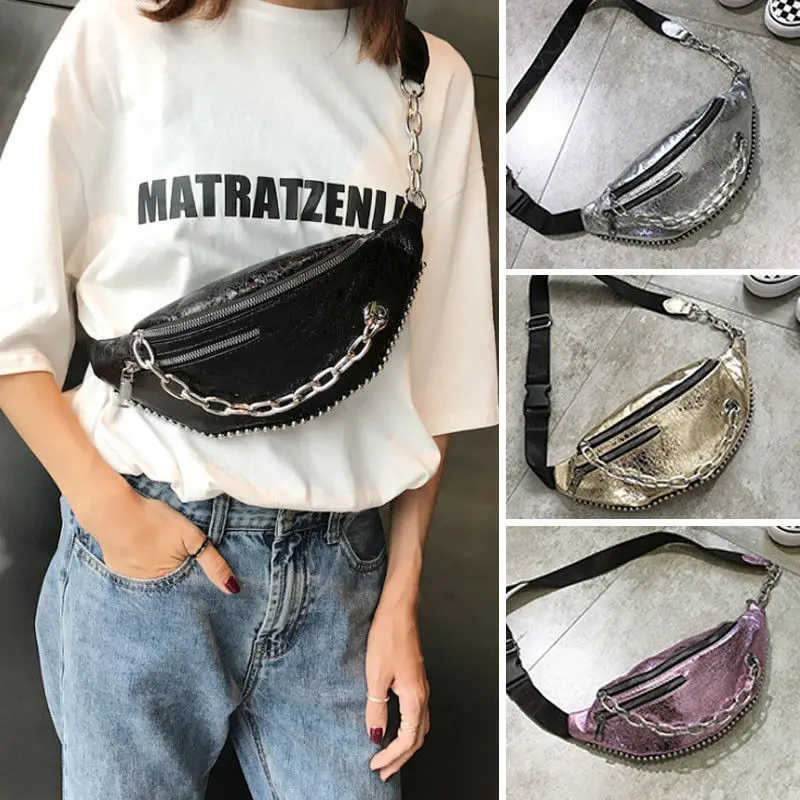 

2019 Newest Style Fashion Women Waist Bag Fanny Pack Outdoor Sport Pouch Military Camping Hike Crossbody