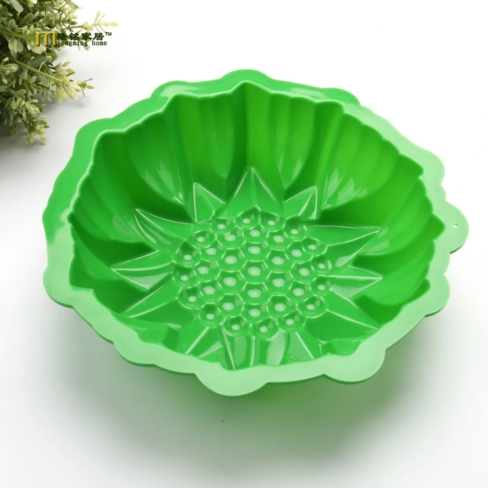 

1PC Silicone Cake mold single flower DIY baking Cake Pan Flower jelly mold FDA quality LB 353