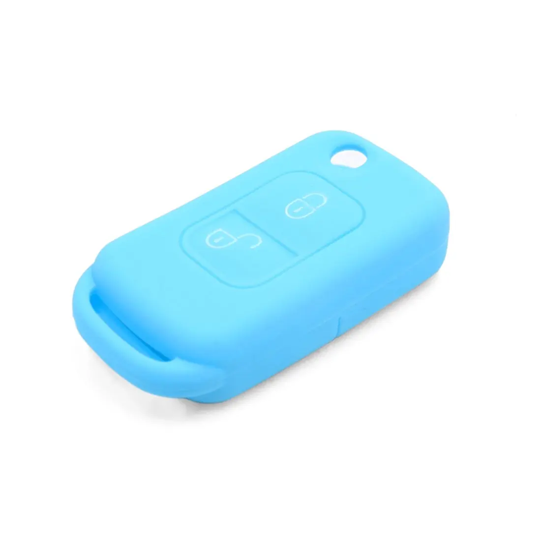 

uxcell Sky Blue Silicone Car Remote Key Fob Cover Case for Mercedes Benz Sprinter Viano