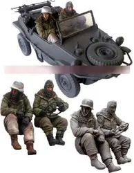 1/35 каучуковая фигурка автомобиля Crew 2 шт./компл. (не включает автомобиль) модельные наборы