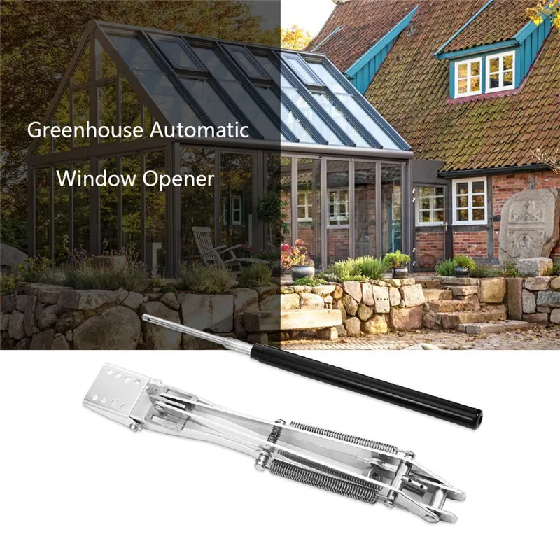 

TTLIFE 1PC Solar Heat Sensitive Auto Thermo Greenhouse Vent Window Opener Automatic Agricultural Windows Opening Garden Supplies