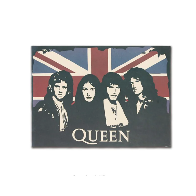 

The Band of Queen Decor Vintage Kraft Paper Movie Poster Home Wall Decoration Art Magazines Retro Posters and Prints