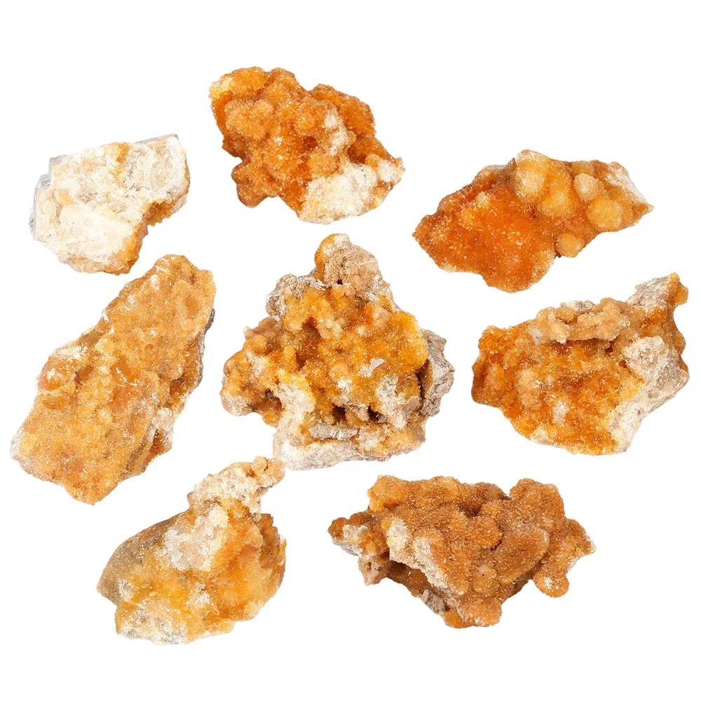 TUMBEELLUWA 1 шт. натуральный желтый цитрин кварцевый кристалл кластер Geode Druzy образец