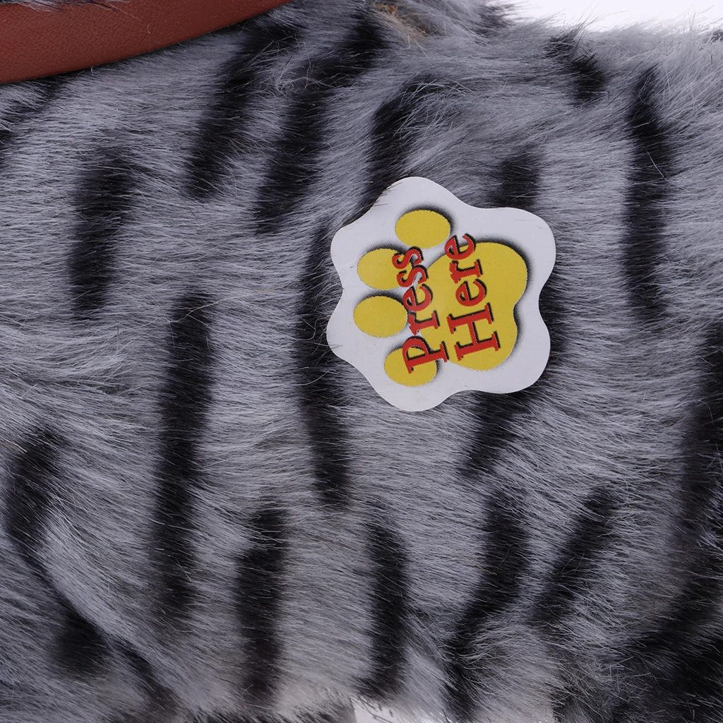 Electronic Plush Cat Toys Stuffed Toys Walking Cat Meow Toys Kids Children Animal Toy Birthday Gift Home Office Decoration