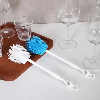 

Silicone Baby Cups Milk Bottle Brush Water Cup Mug Disassemble Cleaning Brushes Kitchen Cleaner For Baby Feeding