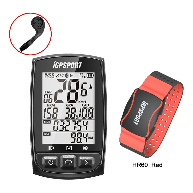 

iGPSPORT iGS50E Bike computer GPSEnabled Bicycle Computer navigation Speedometer IPX7 200 hours data storage