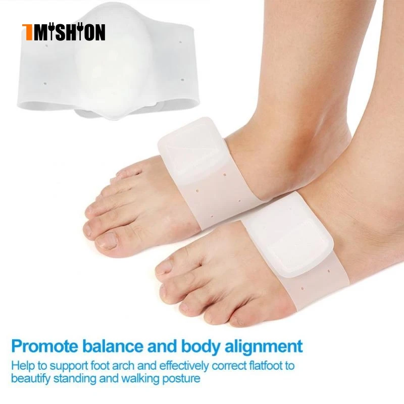 Orthotic Silicone Feet Foot Arch Support Cushion Shoe Insoles Pads Sore