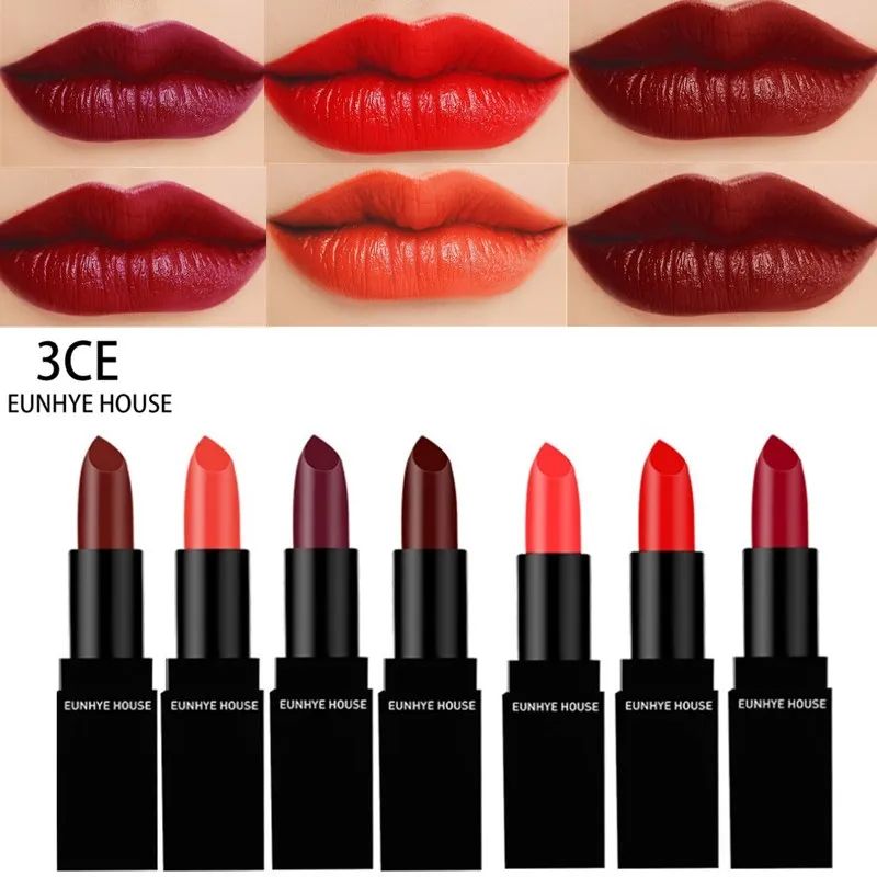 

3CE Eunhye House Matte Lipstick Sexy Red Pink Lip Stick Long Lasting Waterproof Limited Edition Korea Makeup Moisturizing