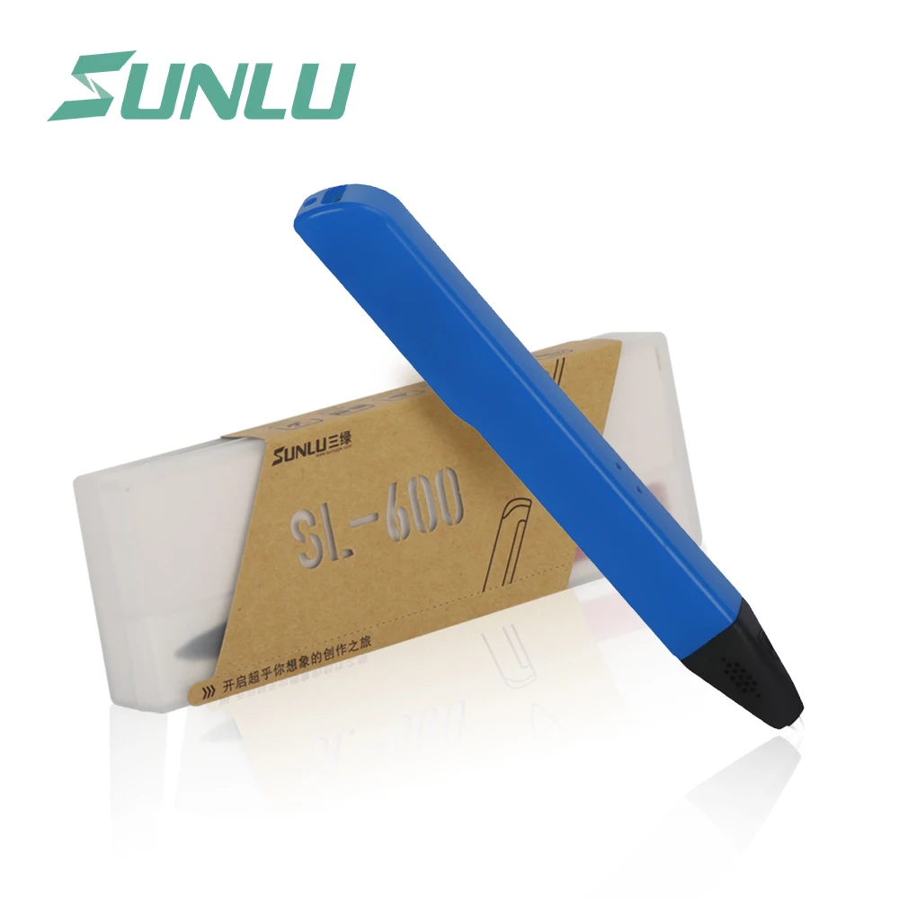 

DIY Pencil For Children Drawing 3D Printing Pen Support PCL/PLA Filament 1.75mm Newest SUNLU Slim 3D Drawing Pens