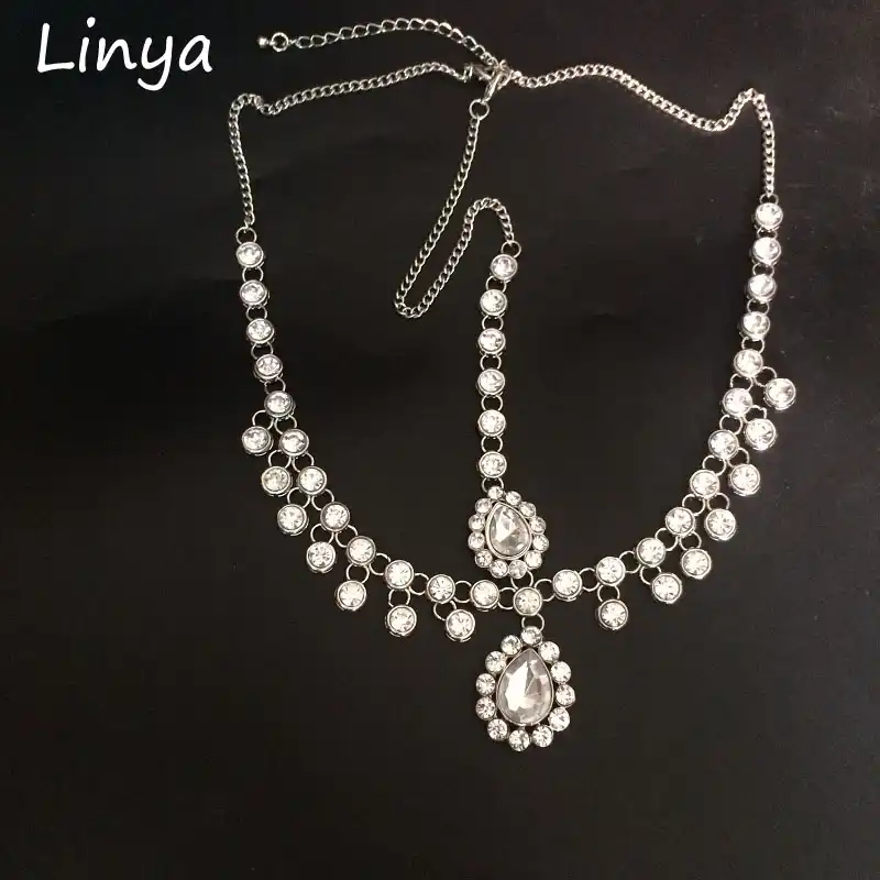 Hc 178 Head Chain Wedding Bride Bridal Grecian Bohemian Boho