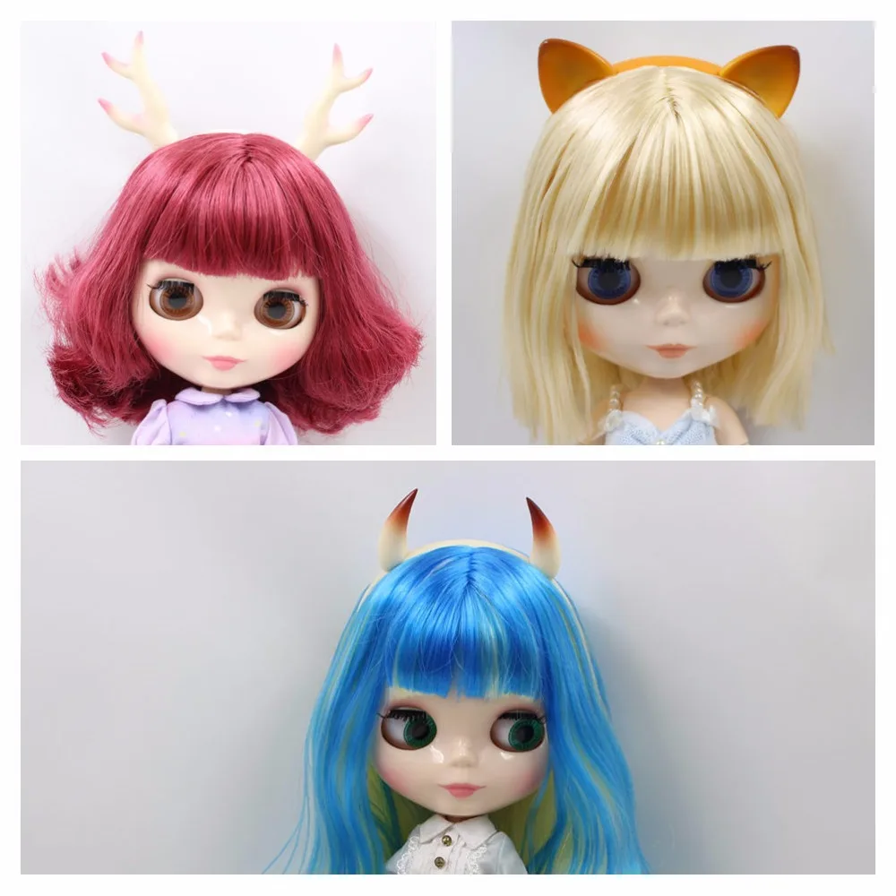 Fortune Days Blyth кукла Рог повязка на голову три вида животного типа подходит для 25 см размер головы кукла фабрика Blyth