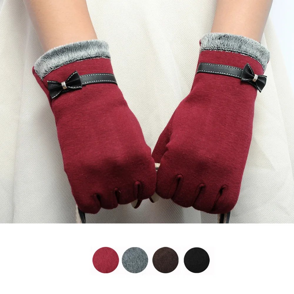 Feitong Fashion Elegant Womens Screen Winter Warm Wrist