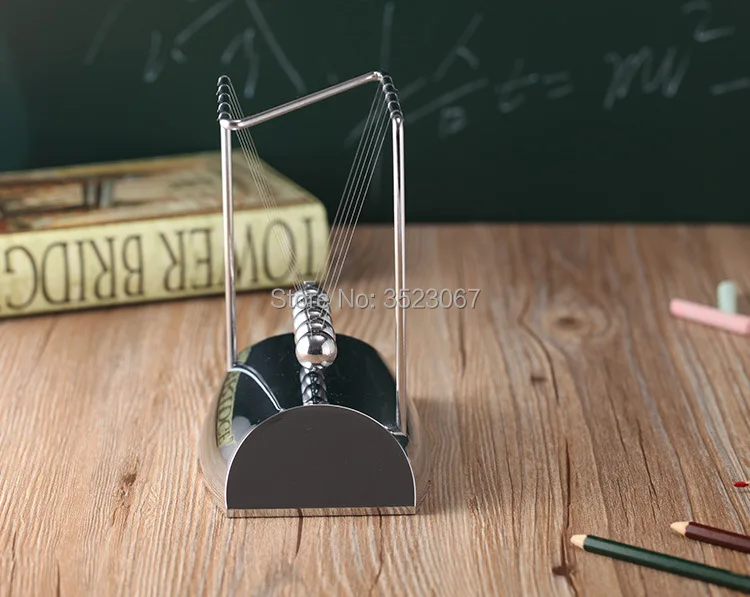 Металлический маятник Ньютона шарики маятника бесконечные развлечения стальной баланс мяч физический маятник обучающая настольная игрушка
