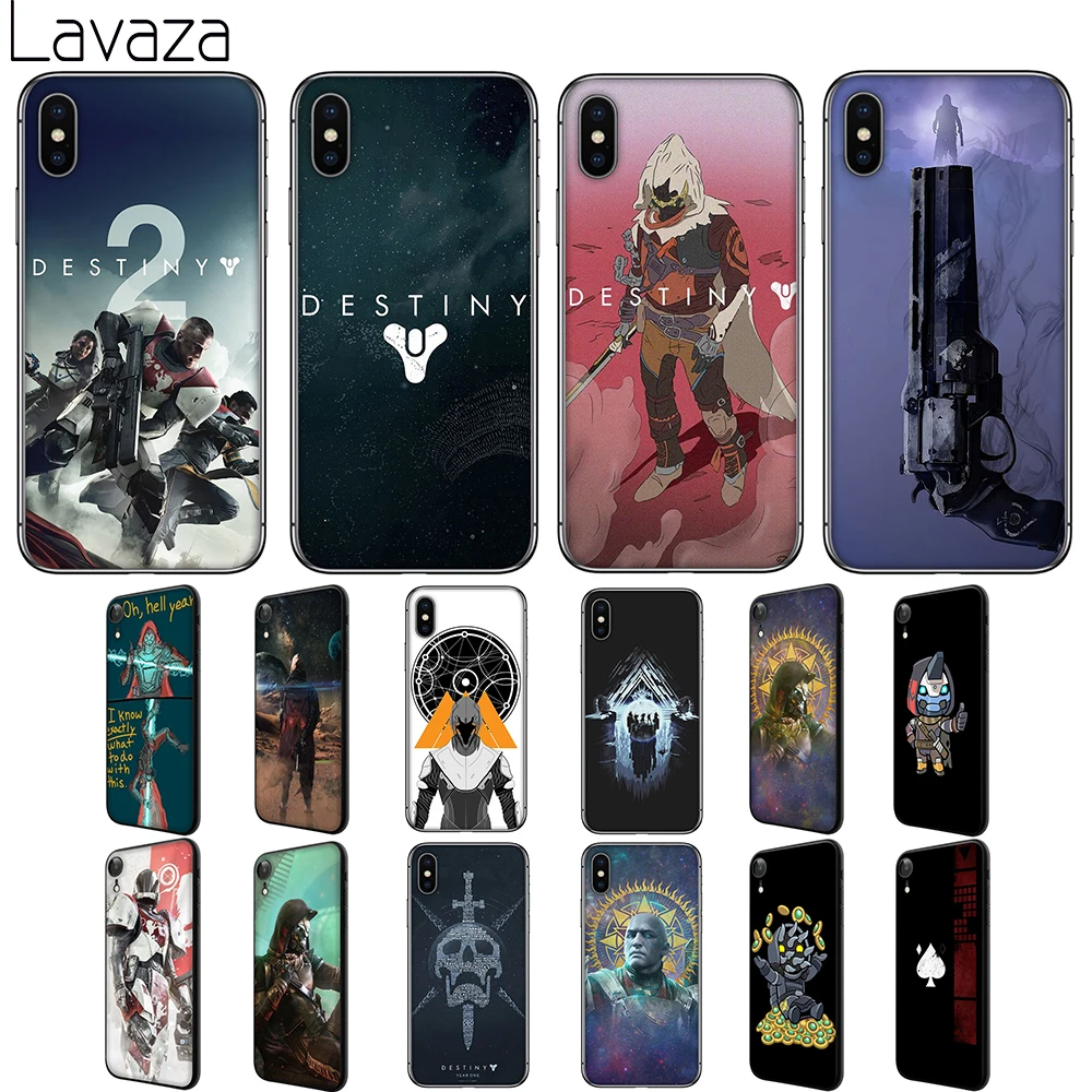 

Lavaza Destiny 2 Soft Silicone Case Cover for Apple iPhone 6 6S 7 8 Plus 5 5S SE X XS 11 Pro MAX XR