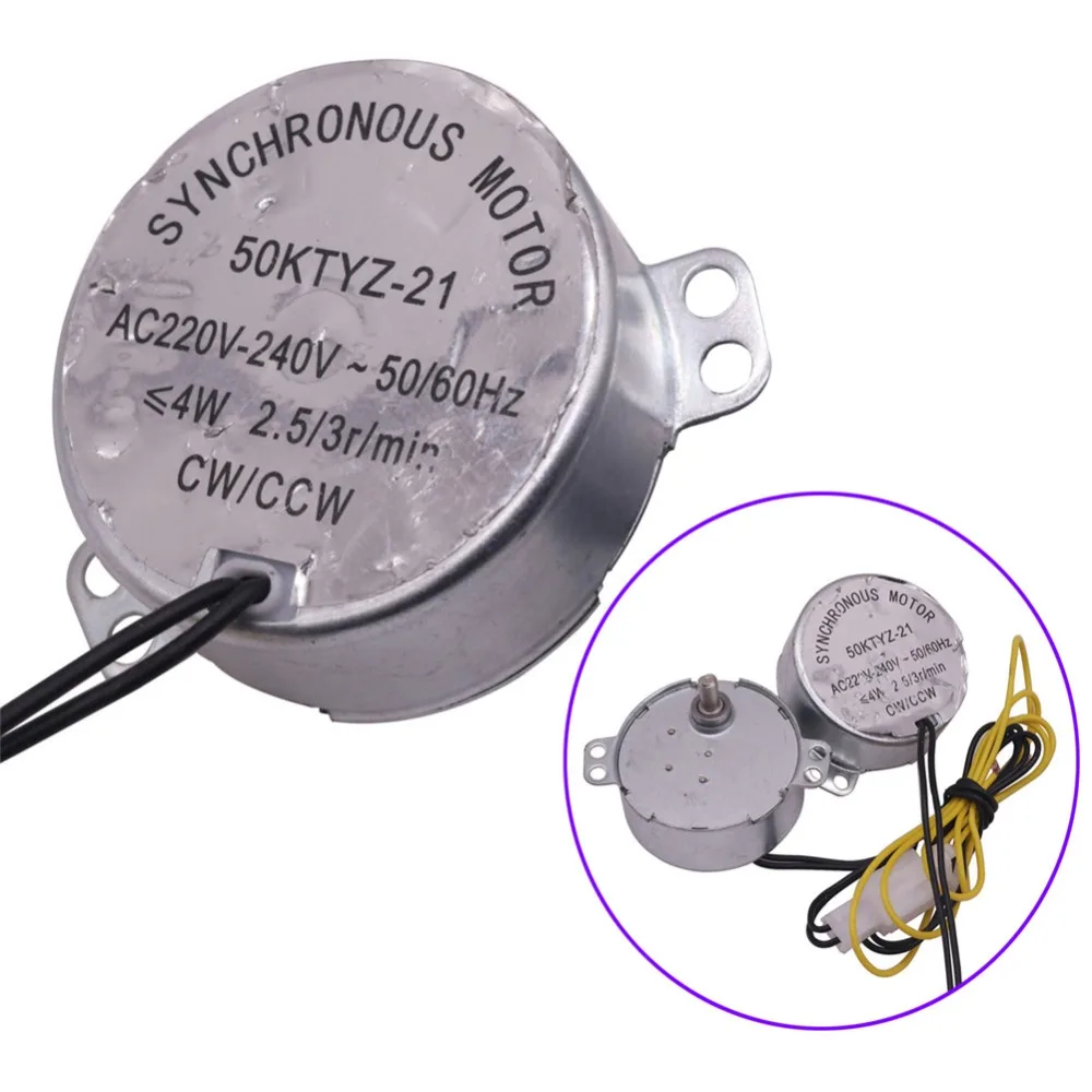 1 Pcs AC 220V Mini inkubator motor Inkubator Zubehör Synchron Motor 50ktyz-21 AC220v 4w 2,5 r / Min für Schlüpfen Maschine