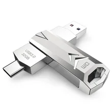 DM PD098 USB3.0 флеш-накопитель для type-C OTG металлический флеш-накопитель USB C флэш-диск высокоскоростные флеш-накопители 128G карта памяти Usb