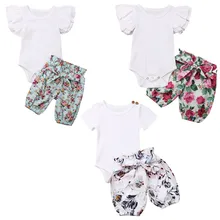 Бутик для новорожденных девочек; комплект из 2 предметов; винтажный летний комбинезон с цветочным рисунком; шорты