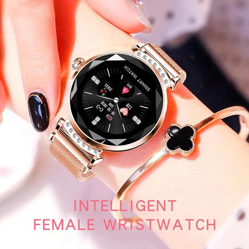 Fashion Women Fitness Bracelet Blood Pressure Heart Rate Monitor Menstruation reminder Smart Watch Valentine Day gift for Girl Fashion Women Fitness Bracelet Blood Pressure Heart Rate Monitor Menstruation reminder Smart Watch Valentine Day gift for Girl