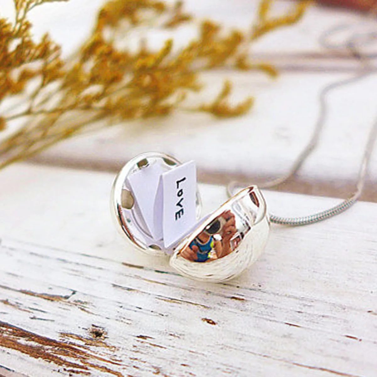 Creative Charm Necklace Ladies Popular Love Drift Bottles Pendant Necklace BR