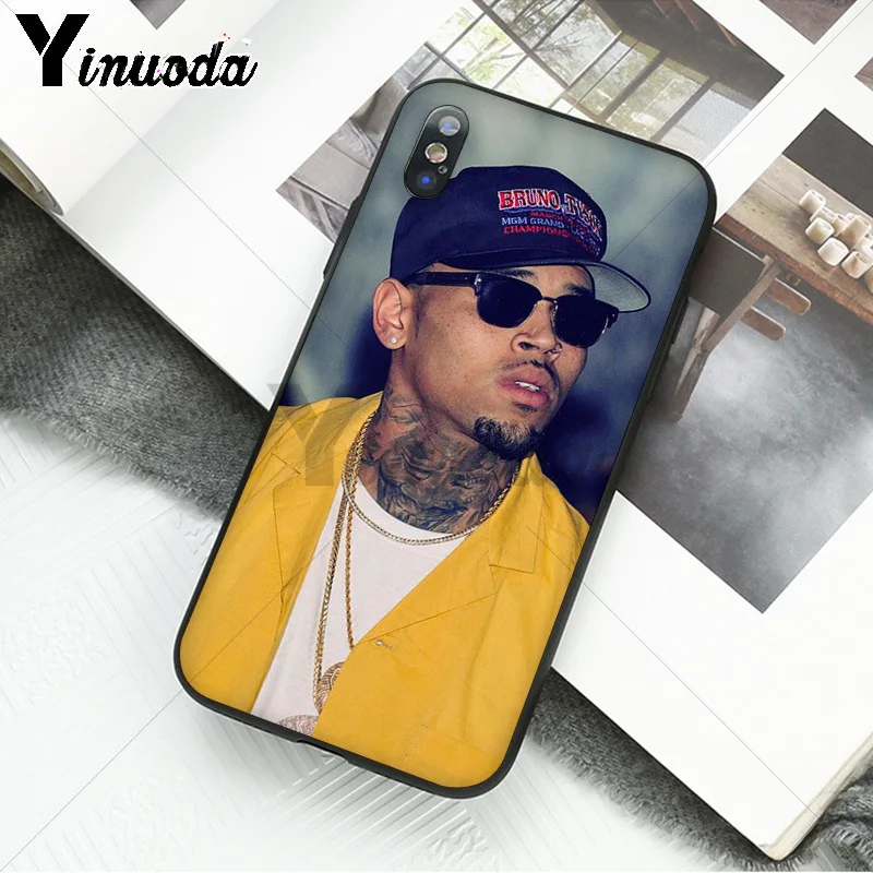 Yinuoda Chris Brown Breezy High Quality Phone Accessories Case for Apple iPhone 8 7 6 6S Plus X XS MAX 5 5S SE XR Cellphones