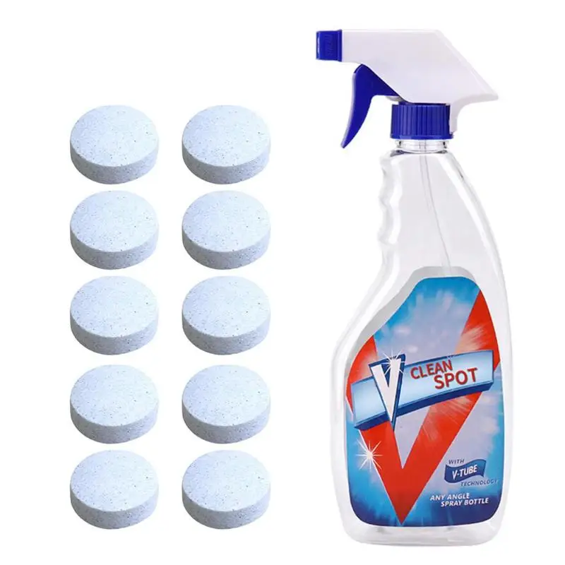 

1/5/10pcs Multifunctional Effervescent Spray Cleaner Pad Set Bottle Home Cleaning Sprayer Effervescent Cleaner Wiper Dropship