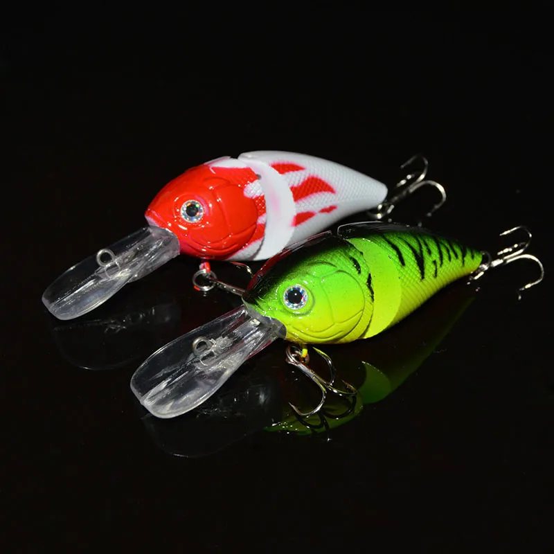  HOT Swim Bait 3D Fishing Minnow Lure 8.5cm/14g Hard Artificial Bait Hook Fishing Tackle HV99