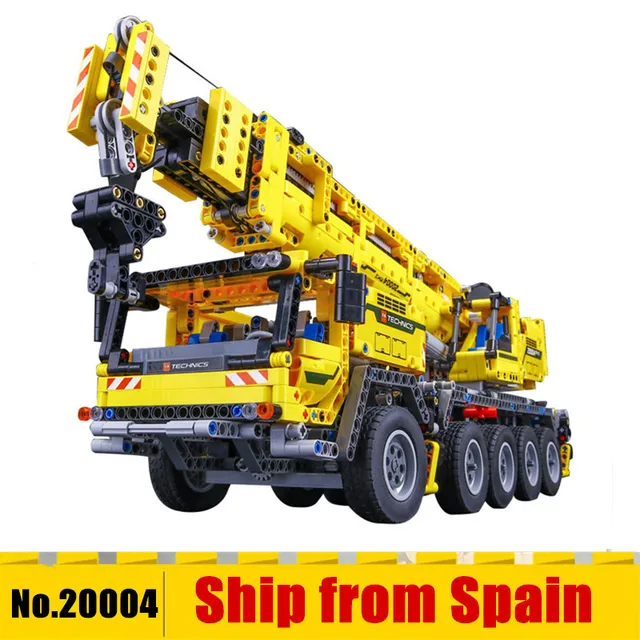 $US $108.80  20004 Technic series Motor Power Mobile Crane Mk II Car Model Building Kits Blocks Bricks Compatibl