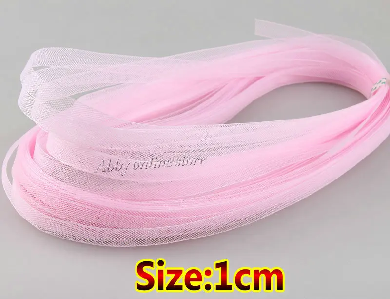 10 мм мягкая Полиэстеровая тесьма для подклада и платья 80 ярдов/Лот