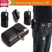 Genuine Leather Carry Belt Clip Pouch Waist Purse Case Cover for Samsung font b Galaxy b