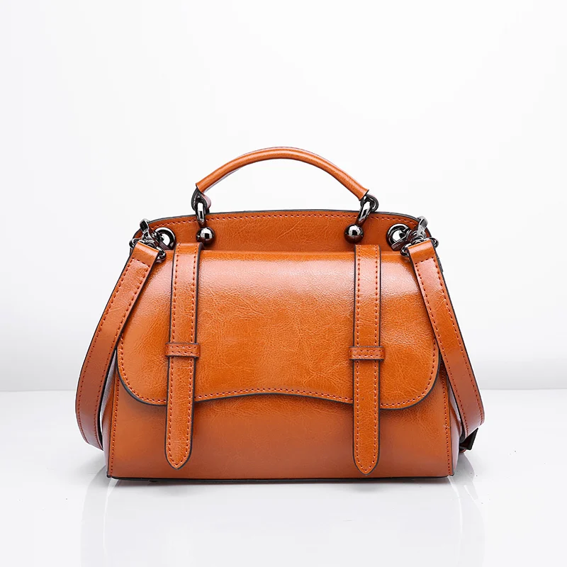 

LUODUN2018 casual avant-garde leather handbag summer small bag multi-purpose ladies leather bag shoulder Messenger bag