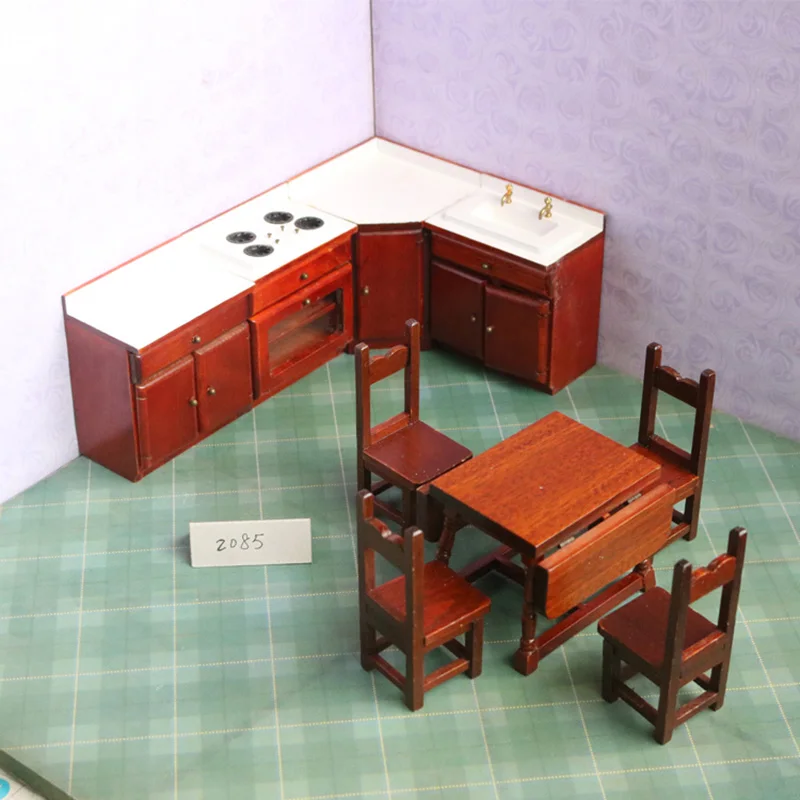 1:12 dollhouse furniture toys for dolls miniature wooden chair table kitchen sets pretend play toy for girls children kids gifts 1:12 dollhouse furniture toys for dolls miniature wooden chair table kitchen sets pretend play toy for girls children kids gifts