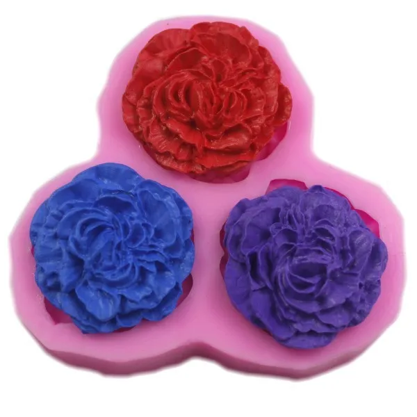 DIY Food Grade Silicone Flower Shaped Mold Fondat