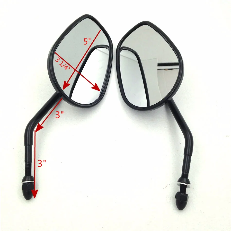 Afetermarket free shipping motorcycle mirror For 1982 Later Harley Davidson Models (excepte