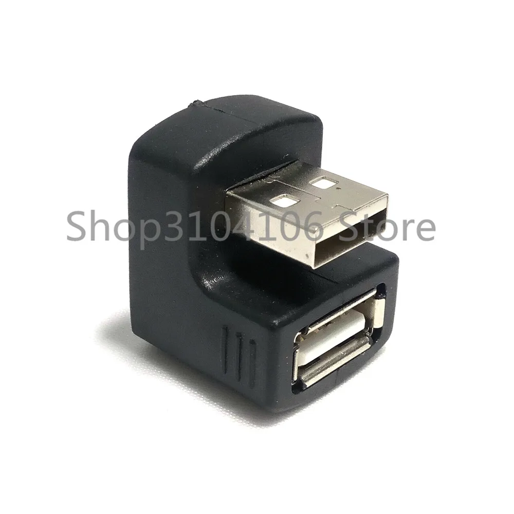 360 градусов локоть USB 2,0 разъем USB гнездо-гнездо 2,0 Расширение адаптер для 3g маршрутизатор компьютера ПК и других
