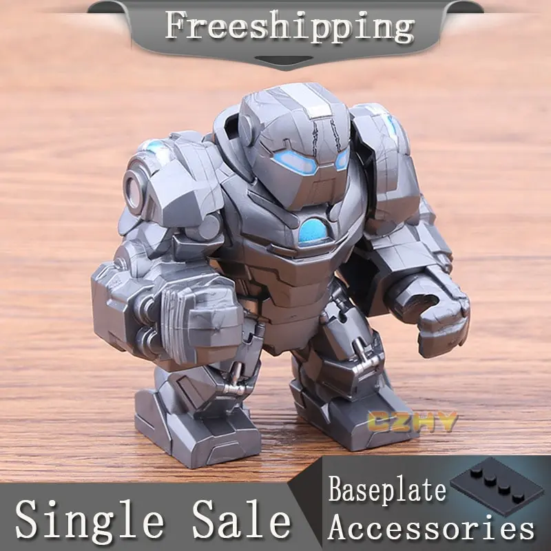 

Building Blocks Super Heroes Avengers Iron Man Hulk Buster Whiplash Iron Monger Figures Model Gift For Children Toys Decool 0315