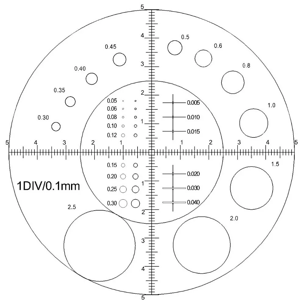  20X 0.1mm/10mm Division Antireflection Film Lens Magnifier Flat-Field Achromatic Magnifying Glass L - 32804467070