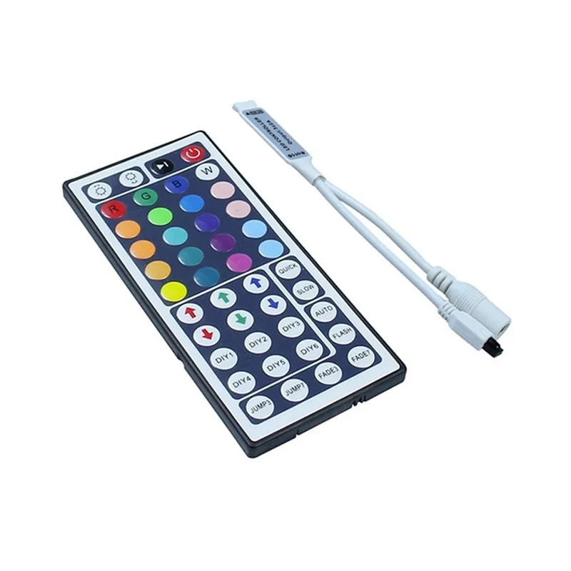 Светодиодная лента RGB контроллер мини коробка 24key 44key ИК пульт дистанционного