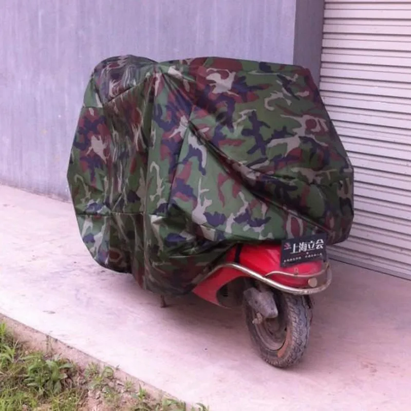 Ironwalls Big Size 3xl Jungle Wood Camouflage Motorcycle Cover 180t
