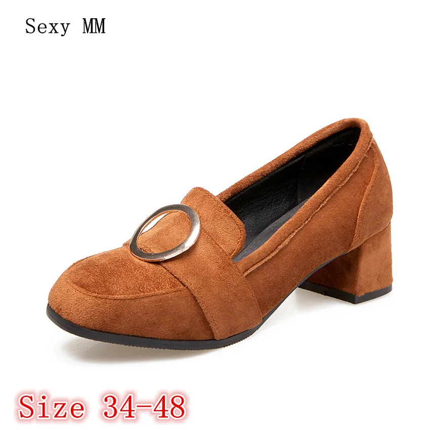 

High Heels Pumps Women Oxfords Career Campus Shoes Woman High Heel Shoes Kitten Heels Size 34 - 40 41 42 43 44 45 46 47 48