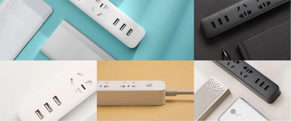 XiaoMi 3 USB порт быстрая зарядка 2.1A USB умная розетка мощность полосы зарядное устройство Портативный адаптер для телефона