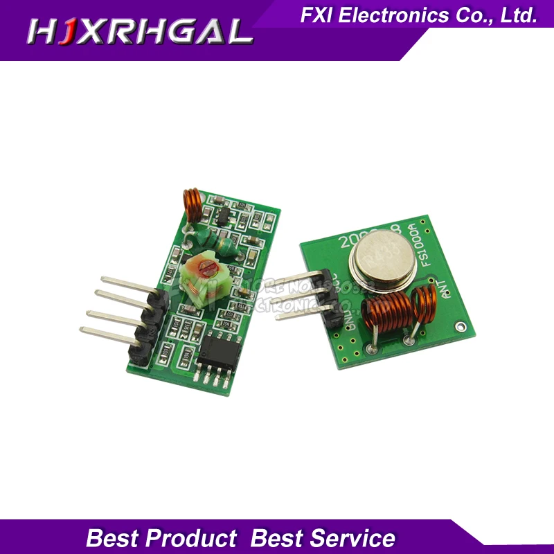 

1Lot= 5 pair (10pcs) 433Mhz RF transmitter and receiver Module link kit for /ARM/MCU WL diy 433mhz wireless free shiping