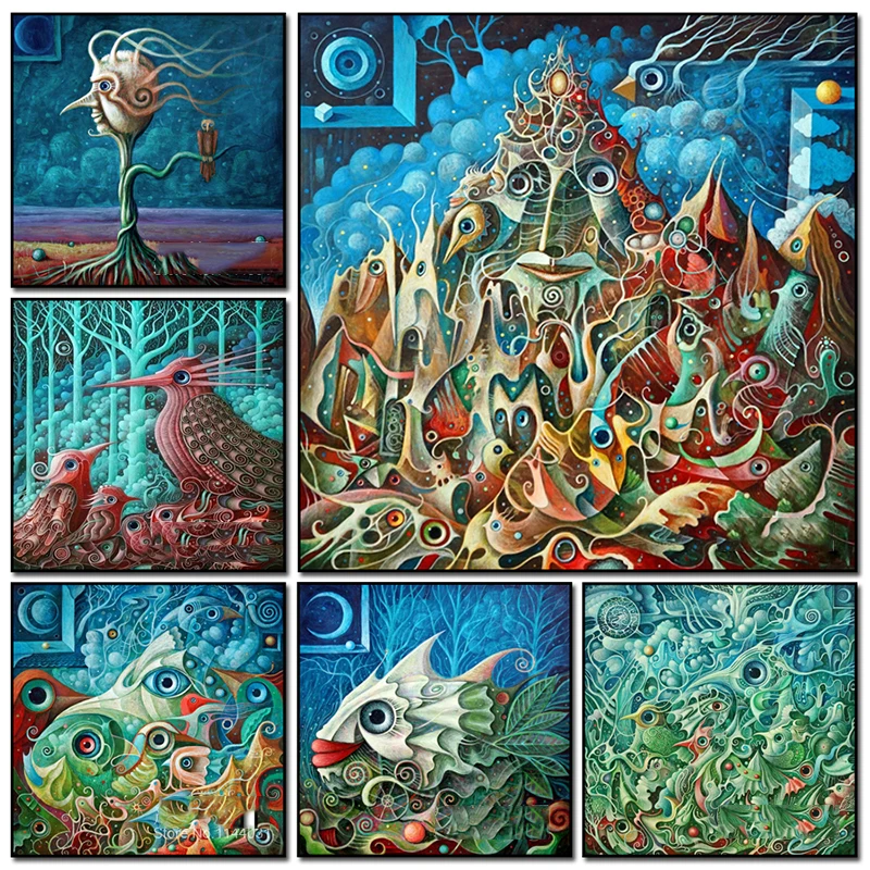 Beautiful-Fairy-Tale-Animals-5D-DIY-Diamond-Painting-Cross-Stitch-Birds-Fish-Diamond-Embroidery-For-Decoration 