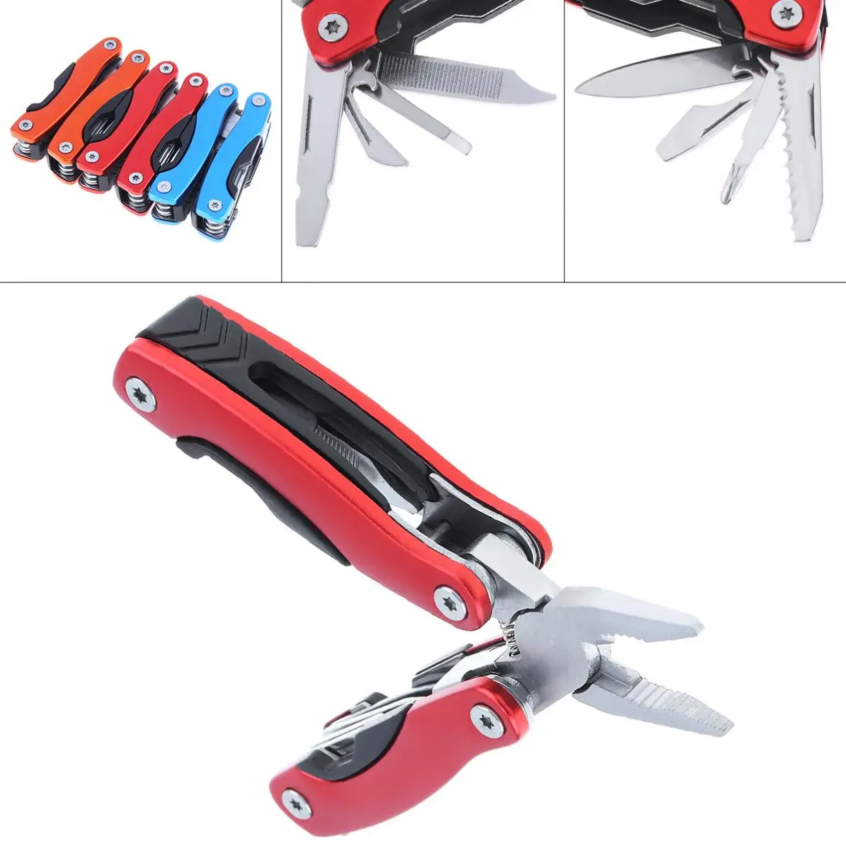 Mini Multifunction Accessories External-type Pliers Tool with Hand Polished Surface Treatment and Nylon Bag for Camping Outdoors |