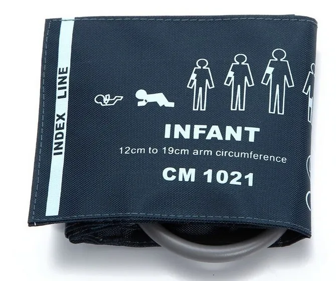 Reusable NIBP cuff, Infant Pediatric bp Cuff, 10 19 cm Arm Circumstance