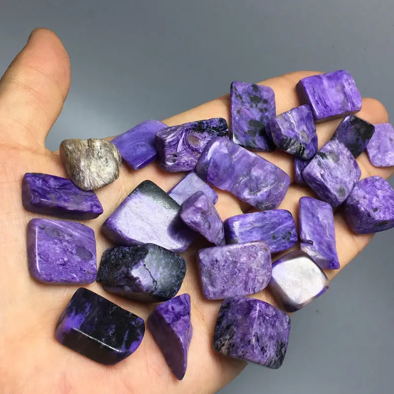100 г натуральные красивые бесплатные образцы минеральных пород Charoite|Камни| |